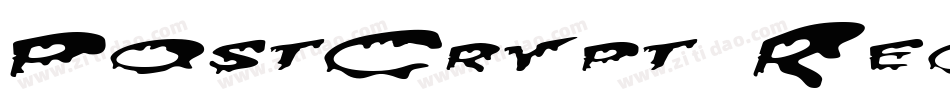 PostCrypt Regular字体转换